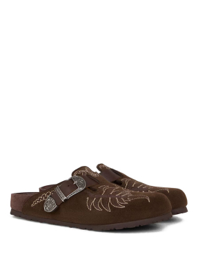 ΓΥΝΑΙΚΕΙΑ CLOGS ETRO X BIRKENSTOCK | Καφέ Σκούρο 40