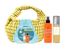 SUMMER SET 2026 VALUE SET YELLOW POUCH- BODY GUARD SPF30 & BODY MIST EXOTIC SUNRISE