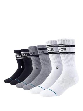 ΚΑΛΤΣΕΣ BASIC CREW 3ΤΜΧ | Ασπρόμαυρο M