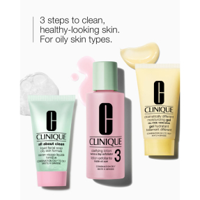 SKIN SCHOOL SUPPLIES: CLEANSER REFRESHER COURSE SKINCARE SET FOR OILY SKIN TYPES