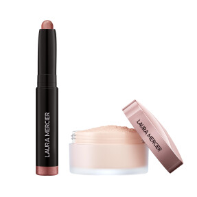 TRANSLUCENT LOOSE SETTING POWDER TONE UP AND MINI CAVIAR STICK EYE SHADOW SET