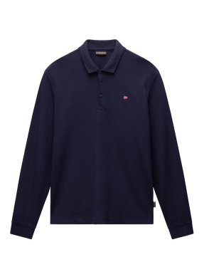 ΑΝΔΡΙΚΗ POLO ΜΠΛΟΥΖΑ EALIS LONG SLEEVE | Μπλε Σκούρο M