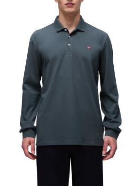 ΑΝΔΡΙΚΗ POLO ΜΠΛΟΥΖΑ EALIS LONG SLEEVE | Γκρι L