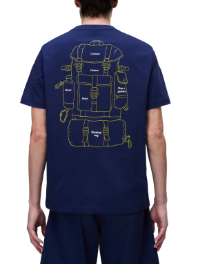 ΑΝΔΡΙΚΟ T-SHIRT S-FLINT | Μπλε Σκούρο XXL