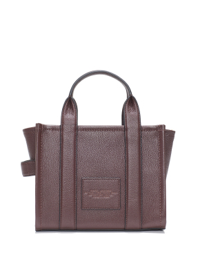 ΓΥΝΑΙΚΕΙΑ ΔΕΡΜΑΤΙΝΗ ΤΣΑΝΤΑ THE SMALL TOTE | Καφέ Σκούρο