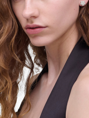 ΓΥΝΑΙΚΕΙΑ ΣΚΟΥΛΑΡΙΚΙΑ DAISY PAVE STUD | Ασημί ONE SIZE