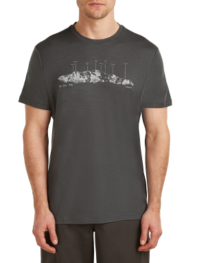 ΑΝΔΡΙΚΟ T-SHIRT 150 TECH LITE | Γκρι Σκούρο XL