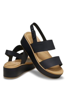 ΓΥΝΑΙΚΕΙΑ ΣΑΝΔΑΛΙΑ BROOKLYN MATTE WRAP LOW WEDGE | Μαύρο 39/40