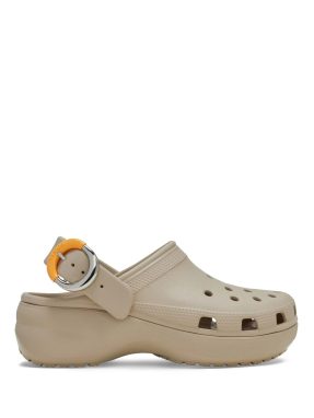 ΓΥΝΑΙΚΕΙΑ CLASSIC PLATFORM BUCKLE CLOGS | Μπεζ 38/39