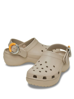 ΓΥΝΑΙΚΕΙΑ CLASSIC PLATFORM BUCKLE CLOGS | Μπεζ 38/39