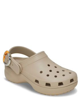 ΓΥΝΑΙΚΕΙΑ CLASSIC PLATFORM BUCKLE CLOGS | Μπεζ 38/39