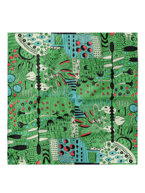 ΜΕΤΑΞΩΤΟ ΜΑΝΤΗΛΙ JOURNEYS | Πράσινο MULTICOLOR ONE SIZE