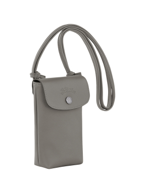 ΓΥΝΑΙΚΕΙΑ ΔΕΡΜΑΤΙΝΗ ΘΗΚΗ ΚΙΝΗΤΟΥ LE PLIAGE XTRA | Γκρι