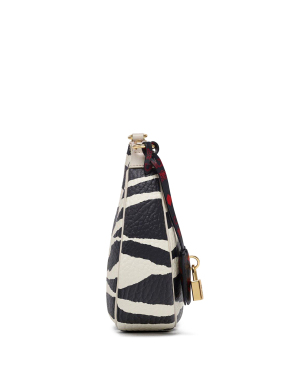 ΓΥΝΑΙΚΕΙΑ ΤΣΑΝΤΑ ΩΜΟΥ AREN HOBO ZEBRA SMALL | Μαύρο