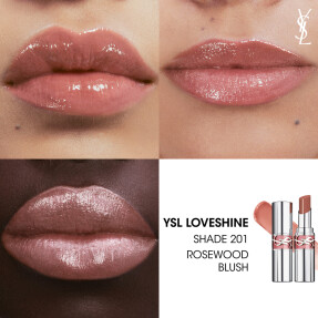 YSL LOVESHINE WET SHINE LIPSTICK | 3,2gr 201 Rosewood Blush