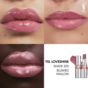 YSL LOVESHINE WET SHINE LIPSTICK | 3,2gr 203 Blushed Mallow