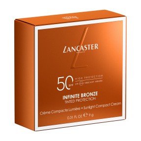 LANCASTER INFINITE BRONZE TINTED PROTECTION SUNLIGHT COMPACT CREAM SPF50 | 9gr