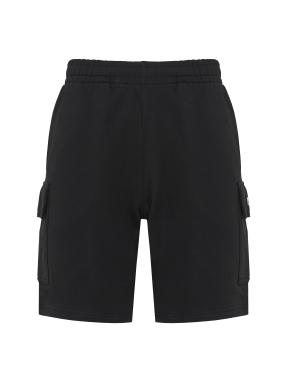 ΑΝΔΡΙΚΟ ΑΘΛΗΤΙΚΟ FLEECE SHORTS | Μαύρο XL