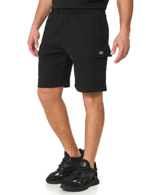 ΑΝΔΡΙΚΟ ΑΘΛΗΤΙΚΟ FLEECE SHORTS | Μαύρο XL