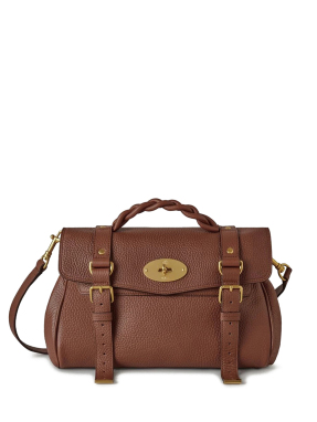 ΓΥΝΑΙΚΕΙΑ ΔΕΡΜΑΤΙΝΗ ΤΣΑΝΤΑ ΧΕΙΡΟΣ ALEXA | Καφέ