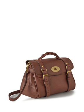 ΓΥΝΑΙΚΕΙΑ ΔΕΡΜΑΤΙΝΗ ΤΣΑΝΤΑ ΧΕΙΡΟΣ ALEXA | Καφέ