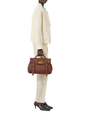 ΓΥΝΑΙΚΕΙΑ ΔΕΡΜΑΤΙΝΗ ΤΣΑΝΤΑ ΧΕΙΡΟΣ ALEXA | Καφέ