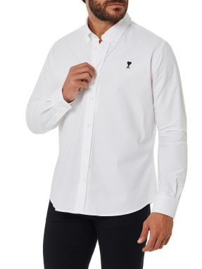 ΑΝΔΡΙΚΟ ΠΟΥΚΑΜΙΣΟ OXFORD BUTTON-DOWN | Λευκό M