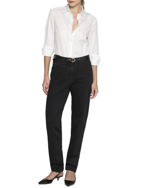 ΓΥΝΑΙΚΕΙΟ DENIM ΠΑΝΤΕΛΟΝΙ | Μαύρο IT 48