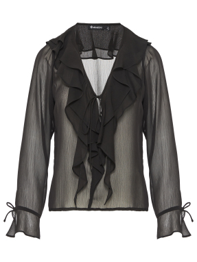 ΓΥΝΑΙΚΕΙΟ ΔΙΑΦΑΝΟ ΤΟΠ | Μαύρο S