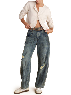 ΓΥΝΑΙΚΕΙΟ DENIM ΠΑΝΤΕΛΟΝΙ | Μπλε XL