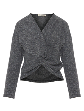 ΓΥΝΑΙΚΕΙΑ CROP ΜΠΛΟΥΖΑ | Μαύρο M