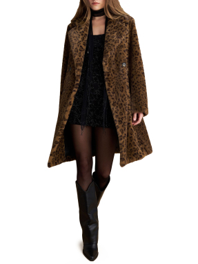 ΓΥΝΑΙΚΕΙΟ ΓΟΥΝΙΝΟ ΠΑΛΤΟ | Animal Print  XL