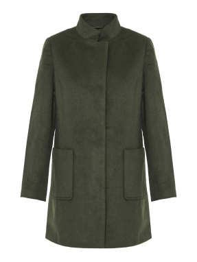 ΓΥΝΑΙΚΕΙΟ ΠΑΛΤΟ | Πράσινο Σκούρο S