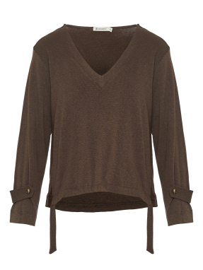 ΓΥΝΑΙΚΕΙΑ ΜΑΚΡΥΜΑΝΙΚΗ ΜΠΛΟΥΖΑ | Καφέ S