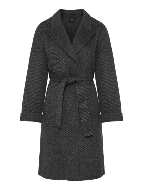 ΓΥΝΑΙΚΕΙΟ ΠΑΛΤΟ | Γκρι Σκούρο XL