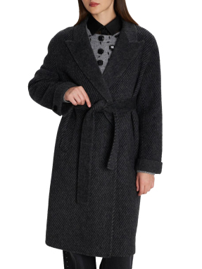 ΓΥΝΑΙΚΕΙΟ ΠΑΛΤΟ | Γκρι Σκούρο XL