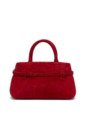 ΓΥΝΑΙΚΕΙΑ SUEDE ΤΣΑΝΤΑ ΧΕΙΡΟΣ LE CAMBON 25 | Κόκκινο