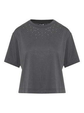 ΓΥΝΑΙΚΕΙΟ T-SHIRT | Γκρι Σκούρο S