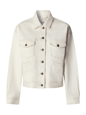 ΓΥΝΑΙΚΕΙΟ DENIM JACKET | Εκρού XS