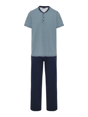 ΑΝΔΡΙΚΟ ΣΕΤ ΠΙΤΖΑΜΕΣ | Μπλε XL