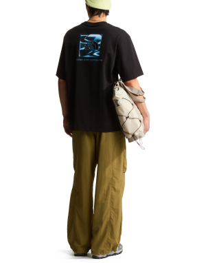 ΑΝΔΡΙΚΟ T-SHIRT LIQUID BOX NSE OVERSIZED GRAPHIC | Μαύρο S