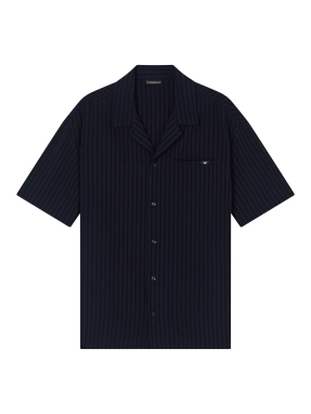 ΑΝΔΡΙΚΟ ΚΟΝΤΟΜΑΝΙΚΟ ΠΟΥΚΑΜΙΣΟ | Μπλε Σκούρο XL