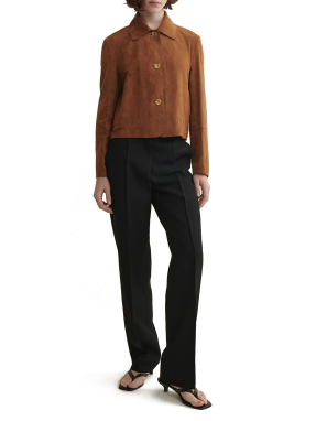 ΓΥΝΑΙΚΕΙΟ SUEDE JACKET EMILLA | Καφέ EU 40