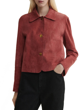 ΓΥΝΑΙΚΕΙΟ SUEDE JACKET EMILLA | Ροζ Ανοιχτό EU 38