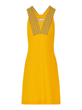 ΜΙΝΤΙ ΛΙΝΟ ΦΟΡΕΜΑ ARIADNI | Κίτρινο SUNSET YELLOW S