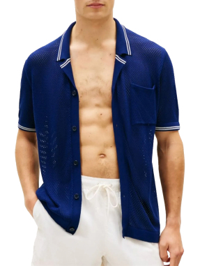 ΑΝΔΡΙΚΟ LOUNGE ΠΟΥΚΑΜΙΣΟ | Μπλε Σκούρο M