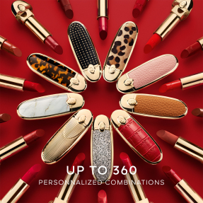 ROUGE G THE DOUBLE MIRROR JEWEL CASE THE CUSTOMISABLE ULTRA-CARE LIPSTICK | Le Marbre