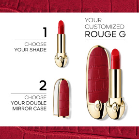 ROUGE G THE DOUBLE MIRROR JEWEL CASE THE CUSTOMISABLE ULTRA-CARE LIPSTICK | Le Fauve