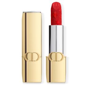 ROUGE DIOR - LIMITED EDITION COUTURE LIPSTICK - GOLDEN CASE AND ENGRAVED STICK | 3,5gr 999 Fini Velours