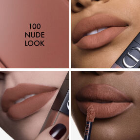 ROUGE DIOR ON STAGE INK BLUR MATTE NO TRANSFER LIQUID LIPSTICK   BLURRING MATTE FINISH | 6ml 100 Nude Look